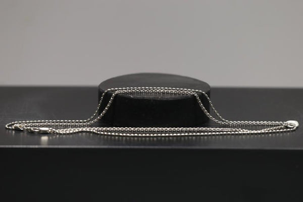 OLIO E ACETO Pure silver dual -chain buckle short neck chain OA06N08